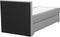 ADMIRAL - Boxspringbed - Grijs - 90 x 200 cm - Polyester