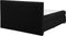 ADMIRAL - Boxspringbed - Zwart - 140 x 200 cm - Polyester