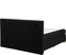 ADMIRAL - Boxspringbed - Zwart - 140 x 200 cm - Polyester
