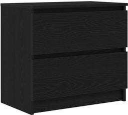 vidaXL - Tv-meubel - 60x35x54 - cm - bewerkt - hout - zwart