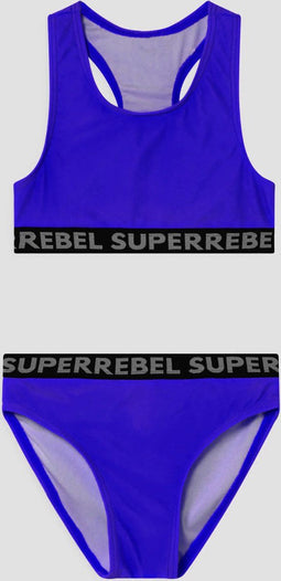 SuperRebel CARMEL - Tanktop Bikini - Duurzaam met Brave Devil - Bright Blue (16/176)