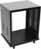 Omnitronic SR-19 - 19 inch rack 12 HE - Staal met wielen - Zwart