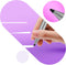 Adonit Neo iPad Stylus Pen Herlaadbaar Native Palm Rejection Zilver