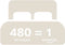 Adore Bouclé Boxspring Beige 140x200