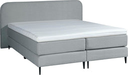 Adore Bouclé Boxspring Grijs 140x200