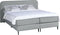 Adore Bouclé Boxspring Grijs 160x210