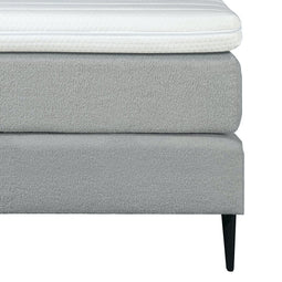 Adore Bouclé Boxspring Zwart 140x200