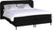 Adore Bouclé Boxspring Zwart 180x200