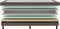 Adore Losse boxspring Bonellvering Bruin 100x220