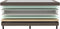 Adore Losse boxspring Bonellvering Zwart 90x220