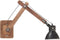 vidaXL Wandlamp industrieel rond E27 zwart