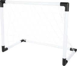 ADRENIX Voetbaldoel - wit/zwart - kunststof - 64 x 49 x 35 cm