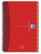Adresboek Oxford Essentials A5 72vel dubbelspiraal assorti | 5 stuks