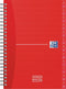Adresboek Oxford Essentials A5 72vel dubbelspiraal assorti | 5 stuks