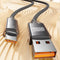 AdroitGoods 200cm USB-A naar USB-C Nylon Snel Oplaadkabel - Duurzaam & Universeel Compatibel