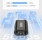 AdroitGoods 2x USB-C naar USB-A Adapter - USB 3.1 - Converter - Aluminium Zwart - Siliconen Grip
