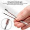 AdroitGoods 3 delige Nagelriem Knipper set - Rose Gold - Cuticle Pusher Duwer Verwijderaar Trimmer Mesje - bokkenpootje nagels