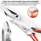 AdroitGoods 3 delige Nagelriem Knipper set - Rose Gold - Cuticle Pusher Duwer Verwijderaar Trimmer Mesje - bokkenpootje nagels