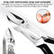 AdroitGoods 3 delige Nagelriem Knipper set - Zwart - Cuticle Pusher Duwer Verwijderaar Trimmer Mesje - bokkenpootje nagels