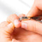 AdroitGoods 3 delige Nagelriem Knipper set - Zwart - Cuticle Pusher Duwer Verwijderaar Trimmer Mesje - bokkenpootje nagels
