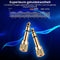 AdroitGoods 6.35mm Male naar 3.5mm Female Audio Jack Adapter - Gold plated