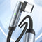 AdroitGoods 60w Usb-C Naar Usb-C Oplaad Kabel - Pd - Snellaad Kabel - Gevlochten Nylon 100 cm