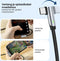 AdroitGoods 60w Usb-C Naar Usb-C Oplaad Kabel - Pd - Snellaad Kabel - Gevlochten Nylon 100 cm