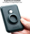 AdroitGoods AirTag Kaarthouder Geschikt Voor Magsafe en iPhone - Pasjeshouder/Wallet - Leder/Groen