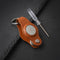 AdroitGoods AirTag Sleutel Organizer Sleutelhanger - Sleuteletui - Leder - Bruin