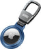 AdroitGoods Aluminium Hoes Voor Apple AirTag - Blauw - Airtag-sleutelhanger - Houder - Hanger - Case