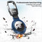 AdroitGoods Aluminium Hoes Voor Apple AirTag - Wit - Airtag-sleutelhanger - Houder - Hanger - Case