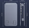 AdroitGoods Aluminium Telefoonhouder - Universele Standaard - Bureau- en Desktophouder - Grijs - Verstelbaar