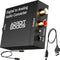 AdroitGoods Digitaal naar Analoog audioconverter - 192 kHz Audio Adapter voor Toslink naar RCA R/L - Met Optische Kabel en Voedings Adapter
