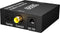 AdroitGoods Digitaal naar Analoog audioconverter - 192 kHz Audio Adapter voor Toslink naar RCA R/L - Met Optische Kabel en Voedings Adapter