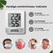 AdroitGoods - Digitale Hygrometer Indoor Thermometer - Wit - Temperatuur Vochtigheid Meter