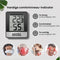 AdroitGoods - Digitale Hygrometer Indoor Thermometer - Zwart - Temperatuur Vochtigheid Meter