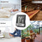 AdroitGoods - Digitale Hygrometer Indoor Thermometer - Zwart - Temperatuur Vochtigheid Meter