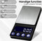 AdroitGoods Digitale Mini Precisie Keuken Weegschaal - 0,01 tot 200 gram - Zwart