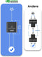AdroitGoods Ethernet Gigabit Netwerksplitter - 1 Naar 2 - 1000/100Mbps Ethernet-splitter - Met USB-Voedingspoort - Netwerk Switch