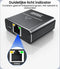 AdroitGoods Ethernet Gigabit Netwerksplitter - 1 Naar 2 - 1000/100Mbps Ethernet-splitter - Met USB-Voedingspoort - Netwerk Switch