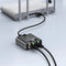 AdroitGoods Ethernet Gigabit Netwerksplitter - 1 Naar 2 - 1000/100Mbps Ethernet-splitter - Met USB-Voedingspoort - Netwerk Switch