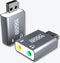 AdroitGoods Externe USB (3D) Geluidskaart Adapter - Sound Card - Usb 5.1 - Space Grey