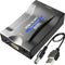 AdroitGoods HDMI naar SCART Converter Adapter - Met Voedingskabel - Omvormer - 1080P Full HD