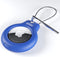 AdroitGoods Hoes Voor Apple AirTag Met Staalkabel - Blauw - Airtag-sleutelhanger - Houder - Hanger - Case