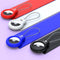 AdroitGoods Hoes Voor Apple AirTag Met Staalkabel - Wit - Airtag-sleutelhanger - Houder - Hanger - Case