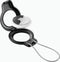 AdroitGoods Hoes Voor Apple AirTag Met Staalkabel - Zwart - Airtag-sleutelhanger - Houder - Hanger - Case