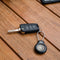 AdroitGoods Hoes Voor Apple AirTag Met Staalkabel - Zwart - Airtag-sleutelhanger - Houder - Hanger - Case