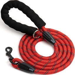 AdroitGoods Hondenriem – 200 cm - Hondenlijn - Looplijn - Reflecterend - Rood - Lange lijn hond