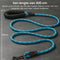 AdroitGoods Hondenriem – 200 cm - Hondenlijn - Looplijn - Reflecterend - Blauw - Lange lijn hond