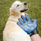 AdroitGoods Huisdierhaar Verwijderaar Handschoen - Voor Katten en Honden - Blauw